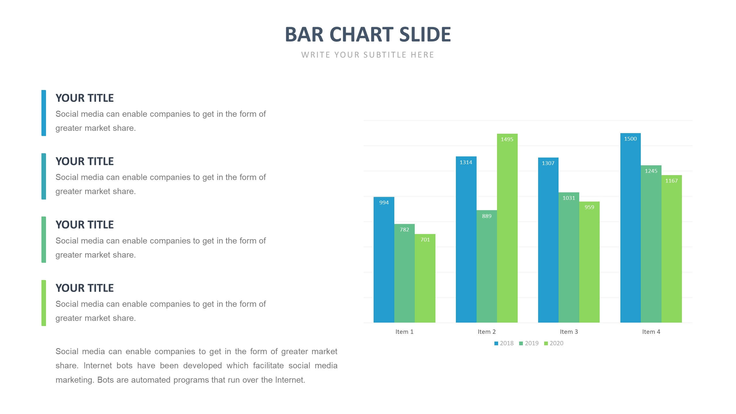 Chart Slide Templates Biz Infograph