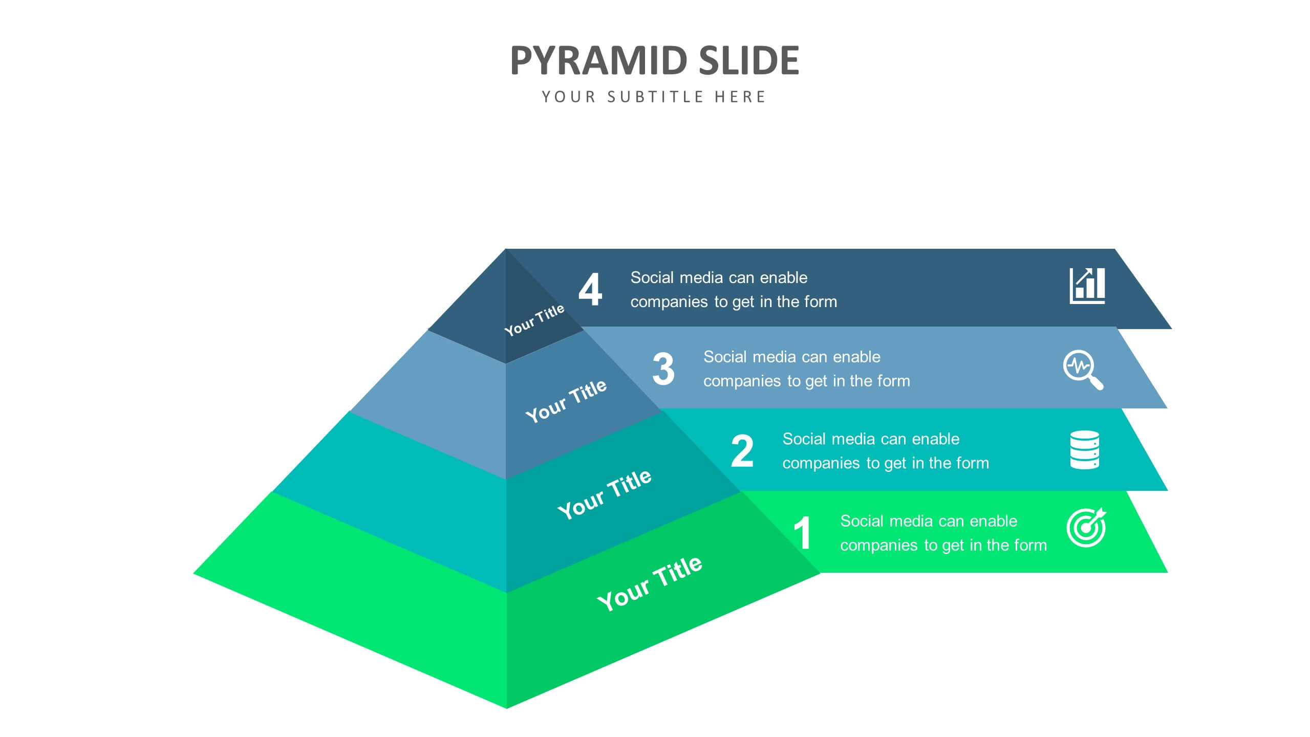 Pyramid Slide Templates Biz Infograph