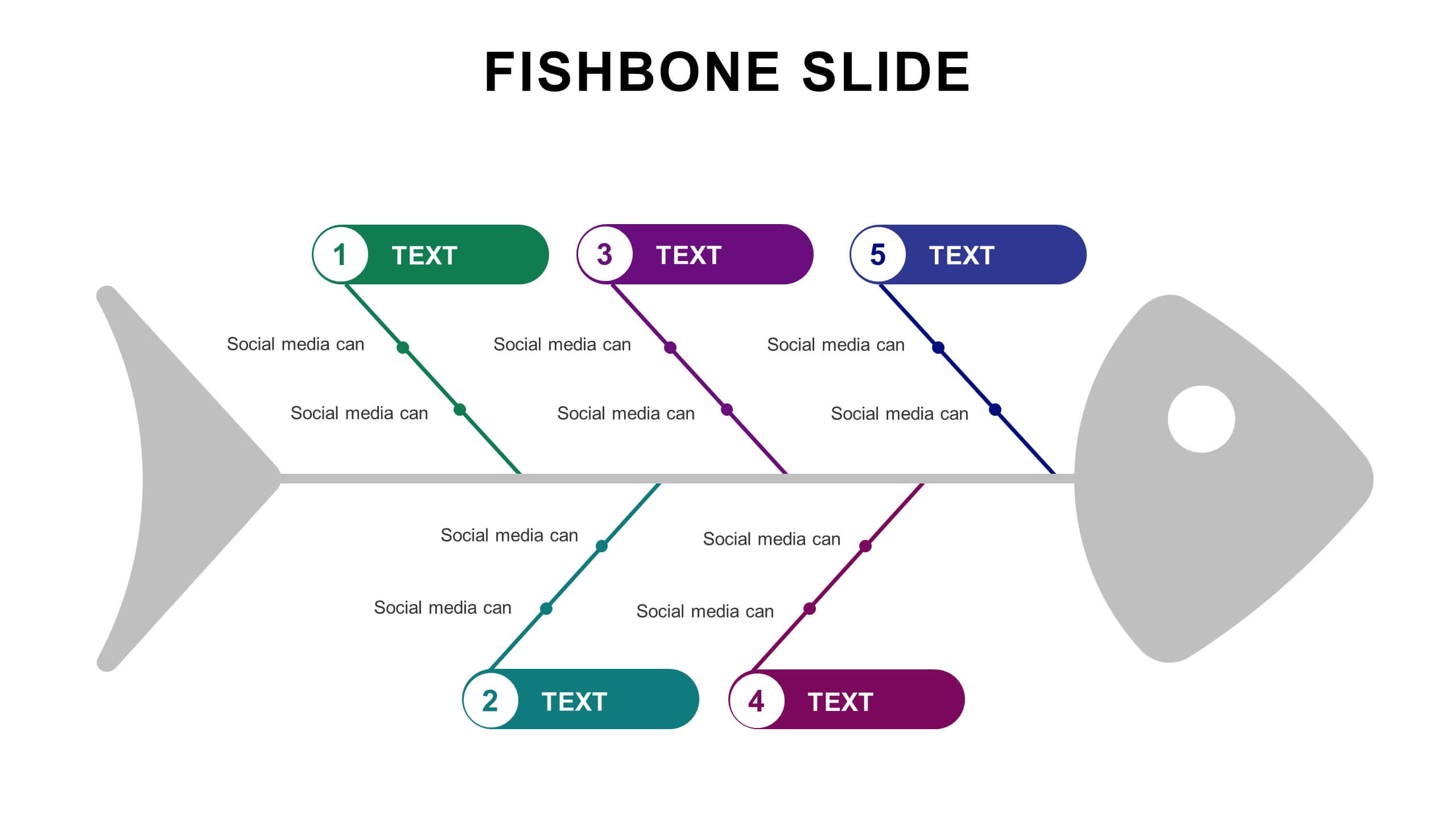 Fishbone Slide Templates Biz Infograph