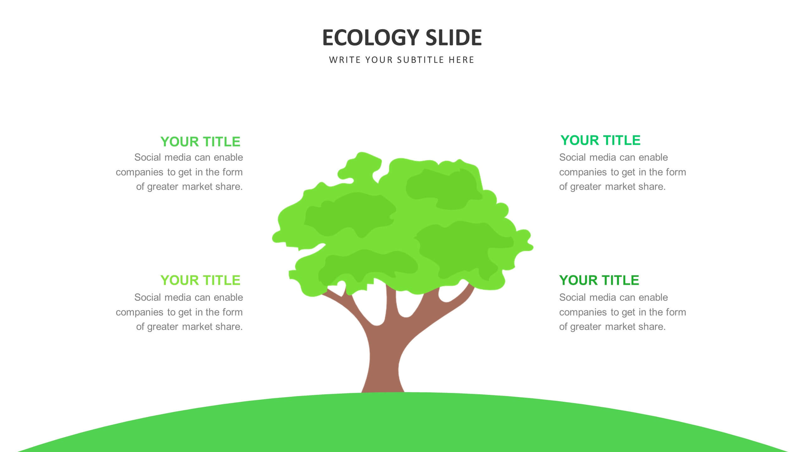 Ecology Slide Templates Biz Infograph