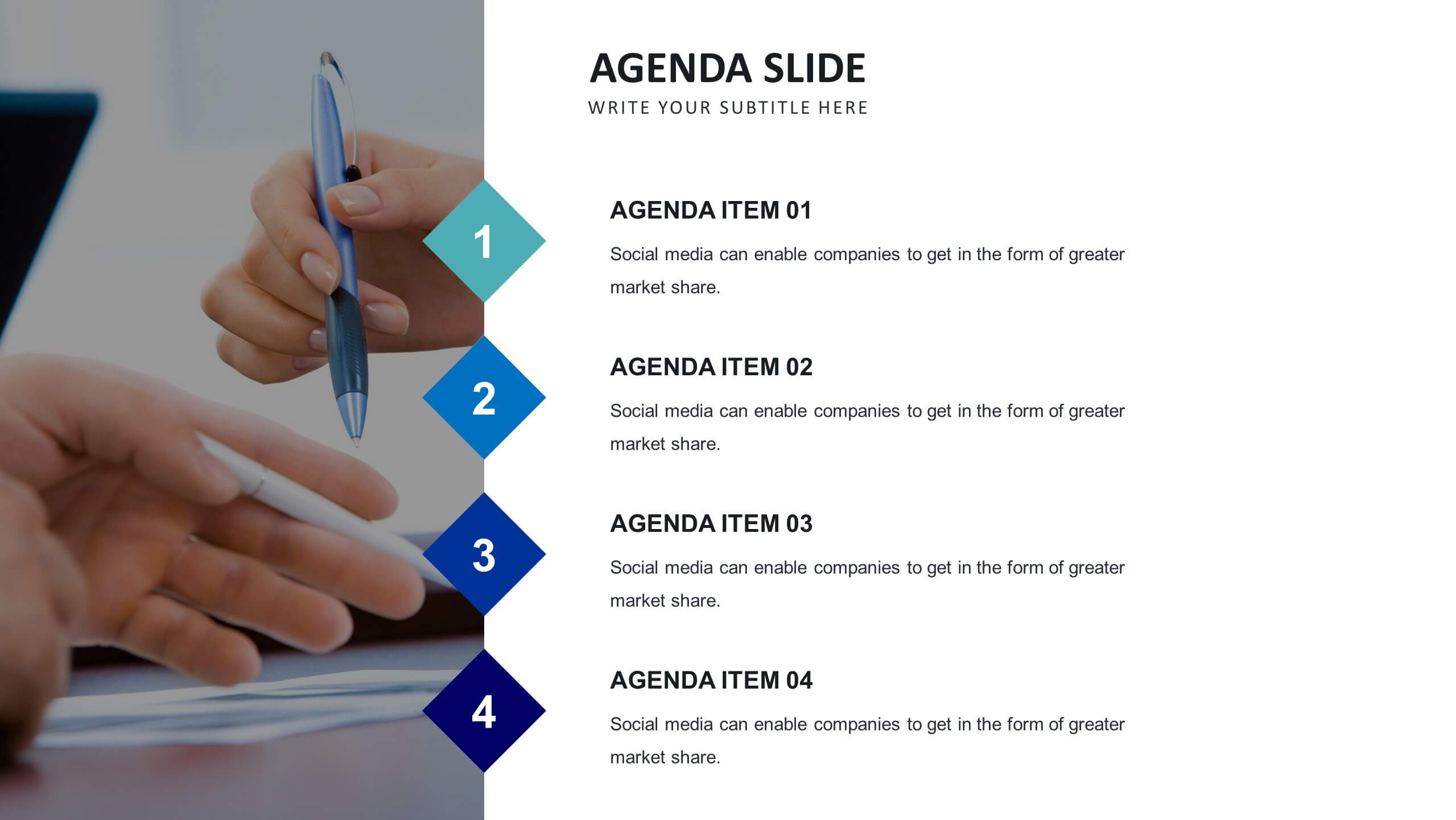 Agenda Infographic Templates Biz Infograph