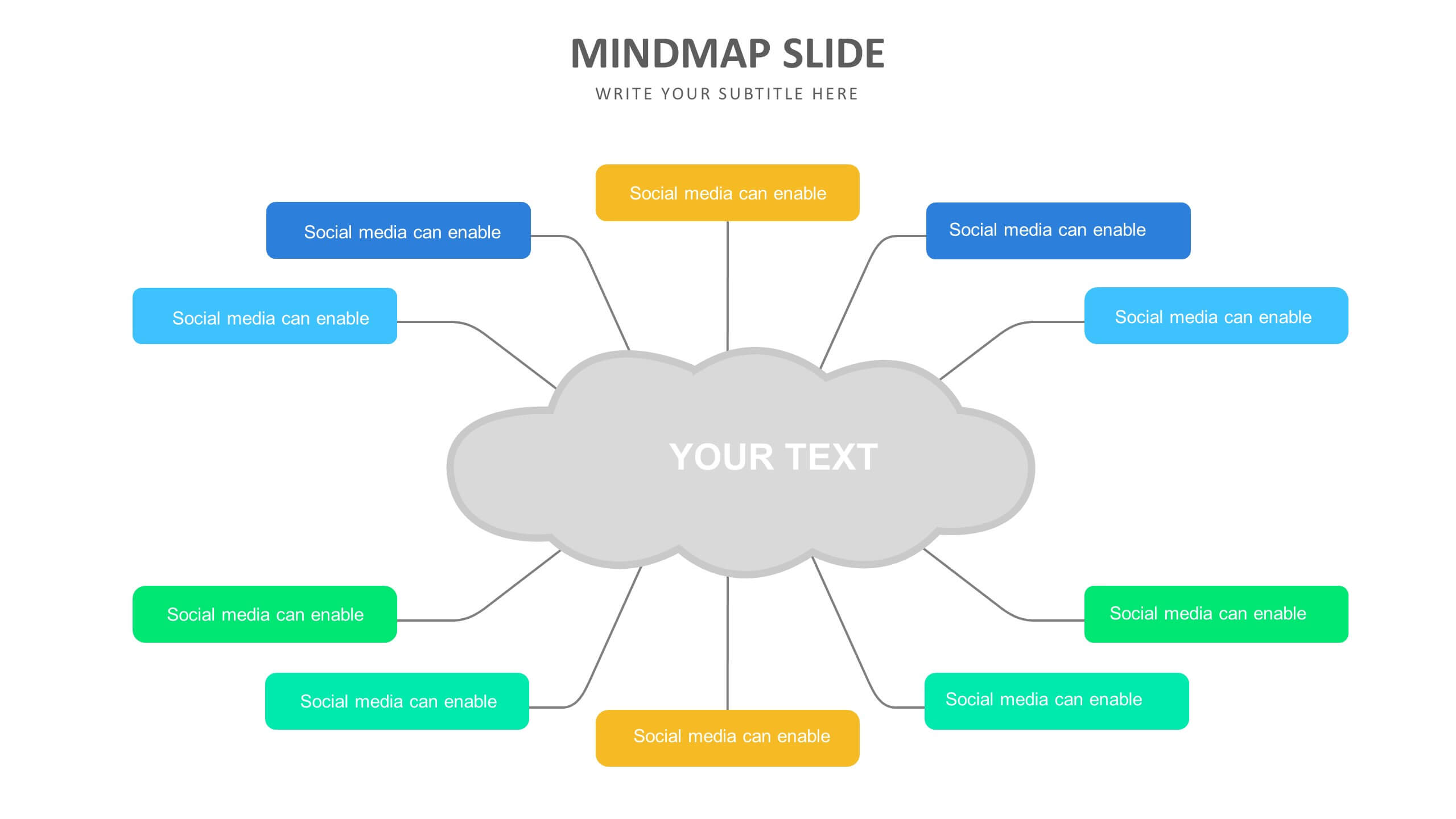 Mindmap Slide Templates | Biz Infograph