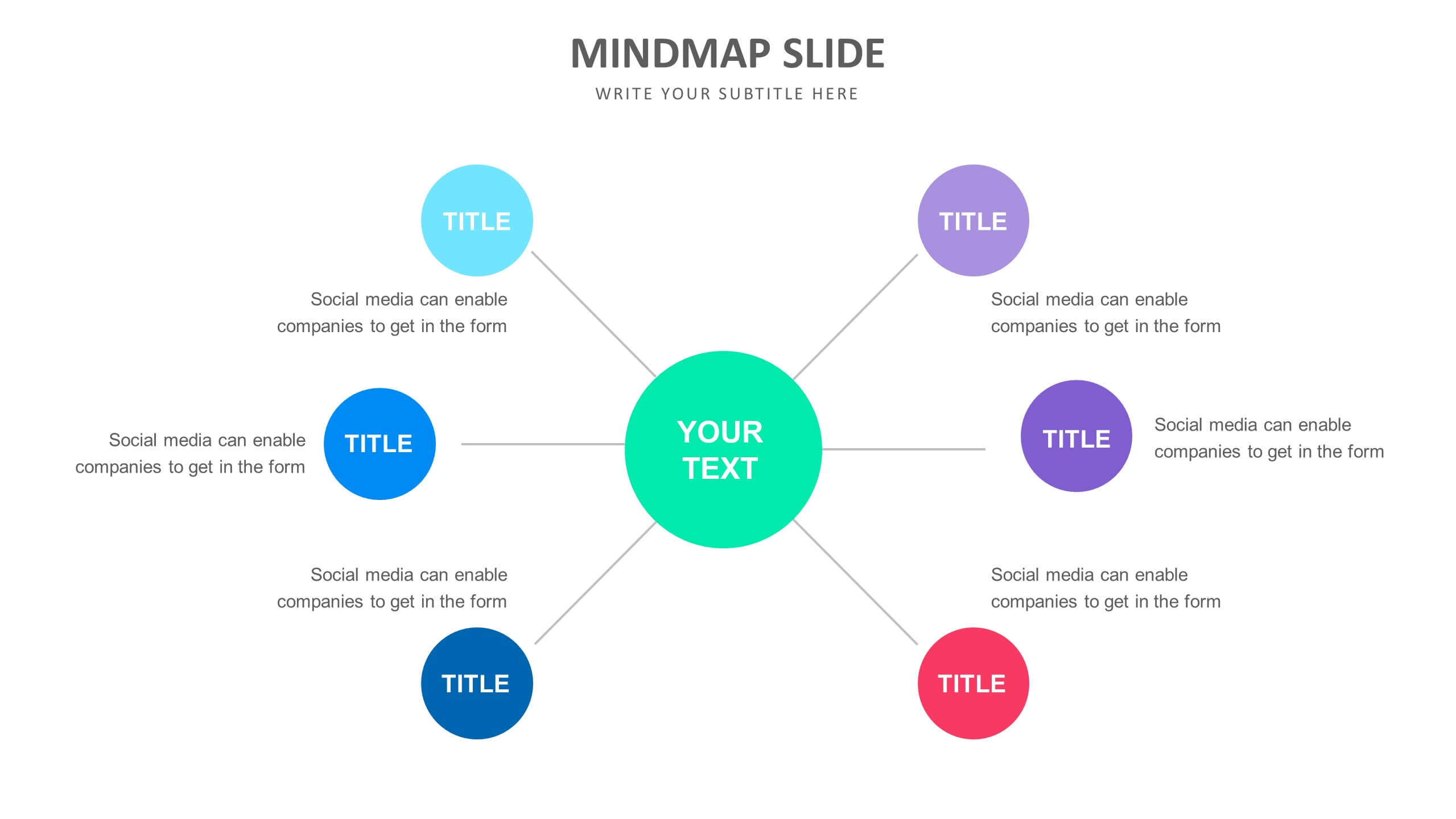 Mindmap Slide Templates | Biz Infograph