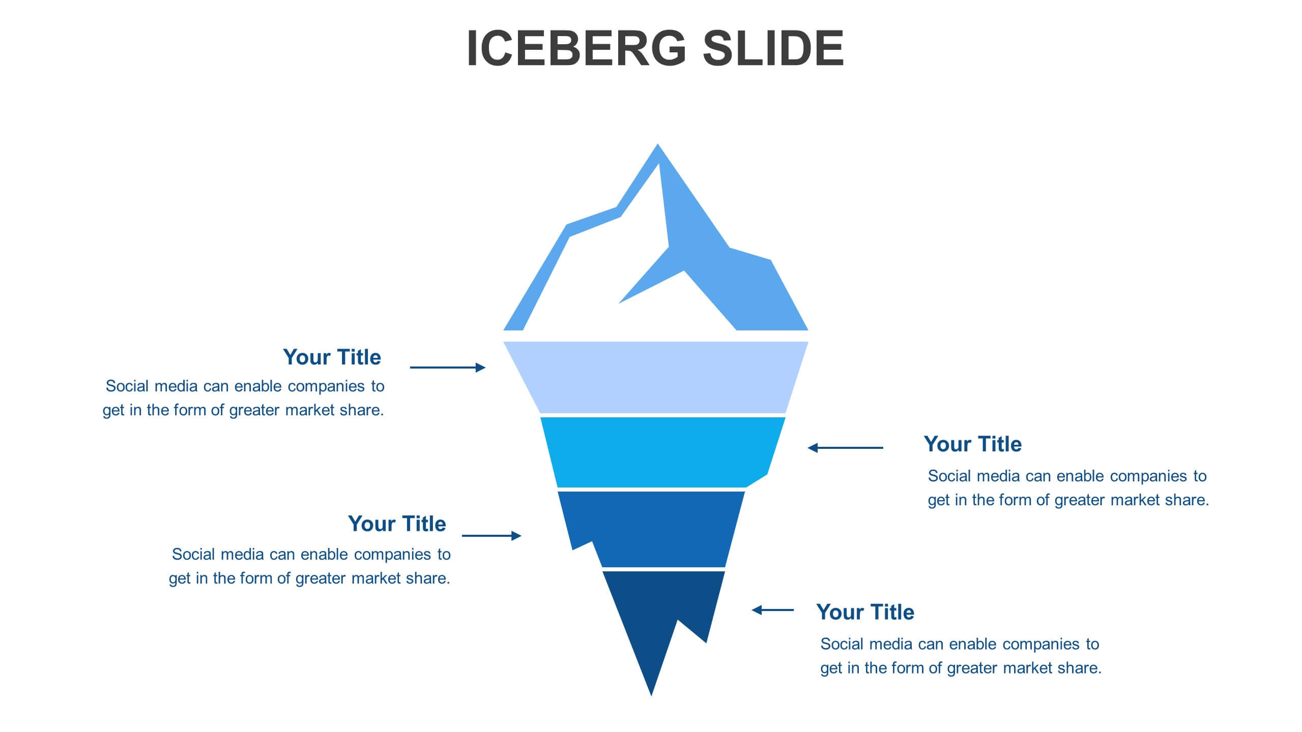 Iceberg Slides Templates Biz Infograph