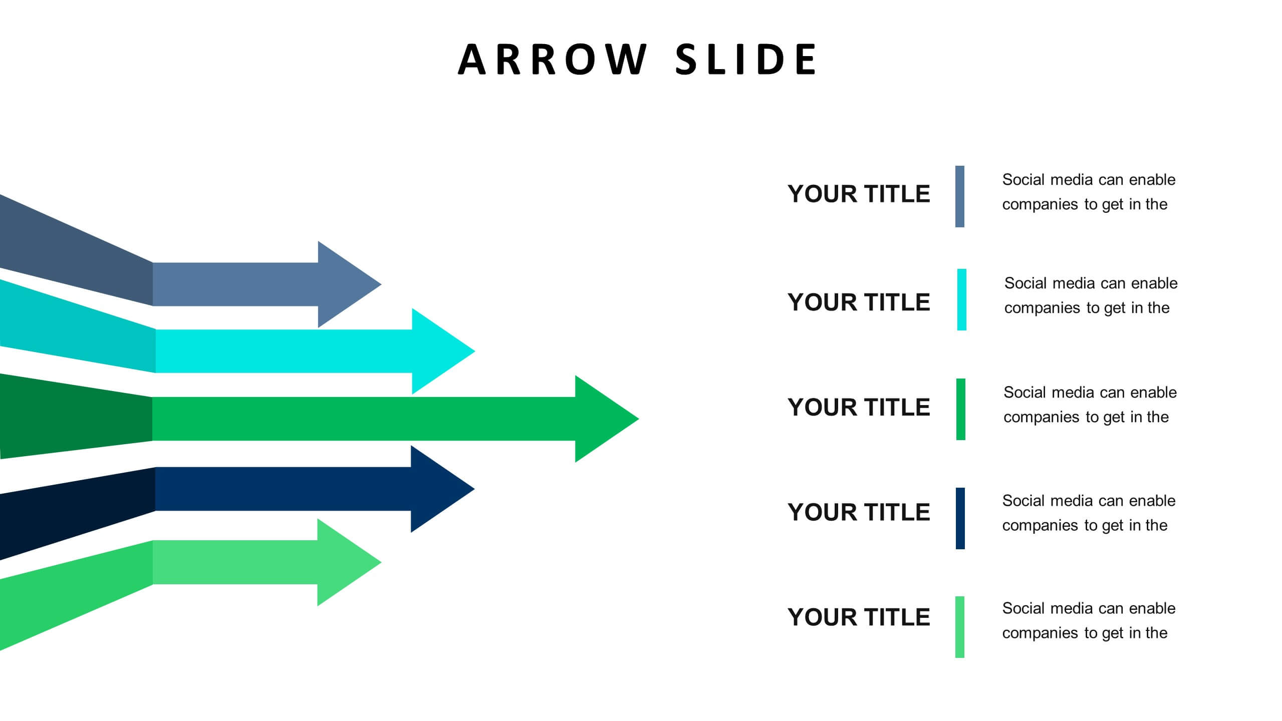 Arrow Infographic Templates Biz Infograph 