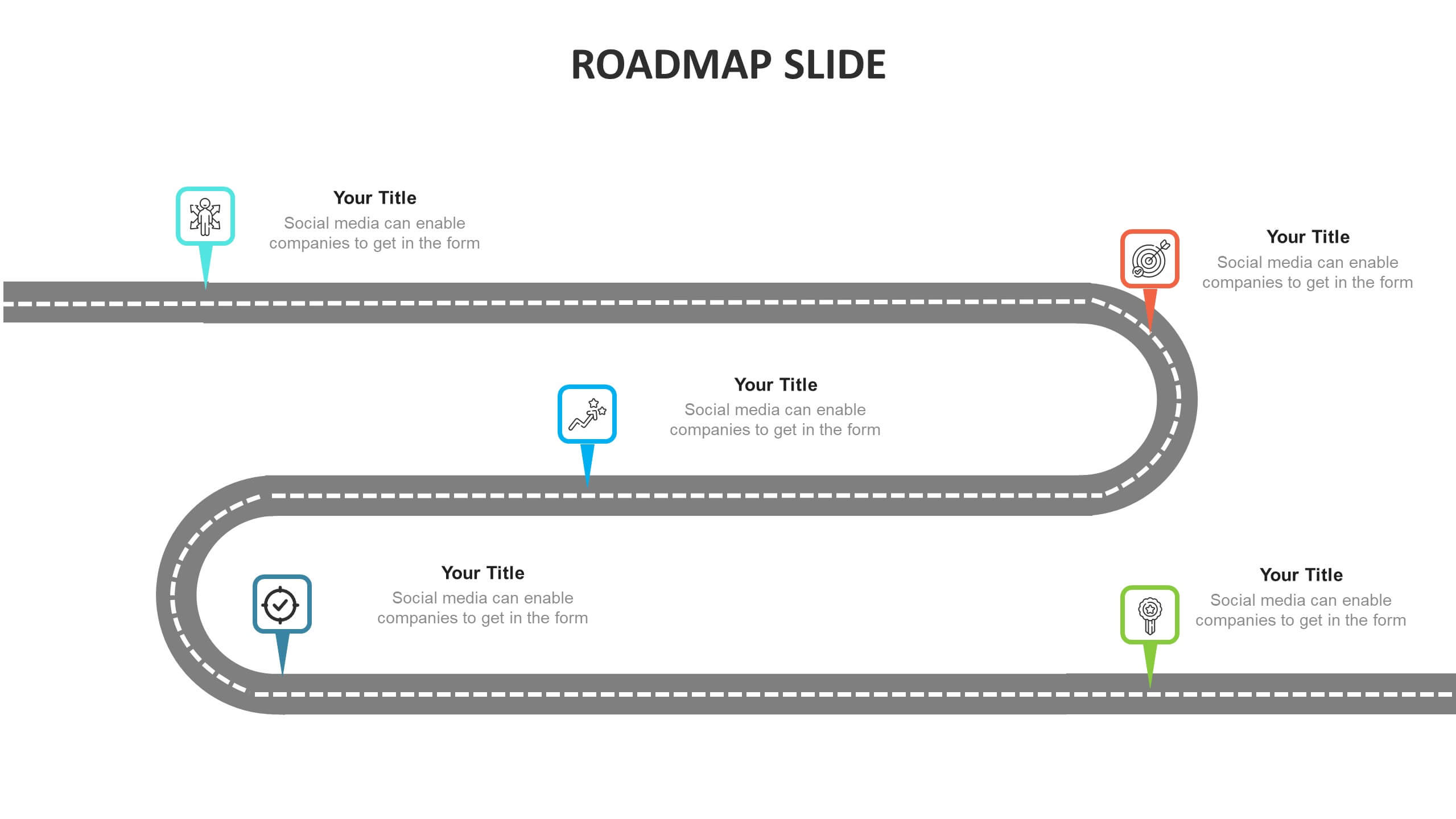 Roadmap Slide Templates Biz Infograph 2620