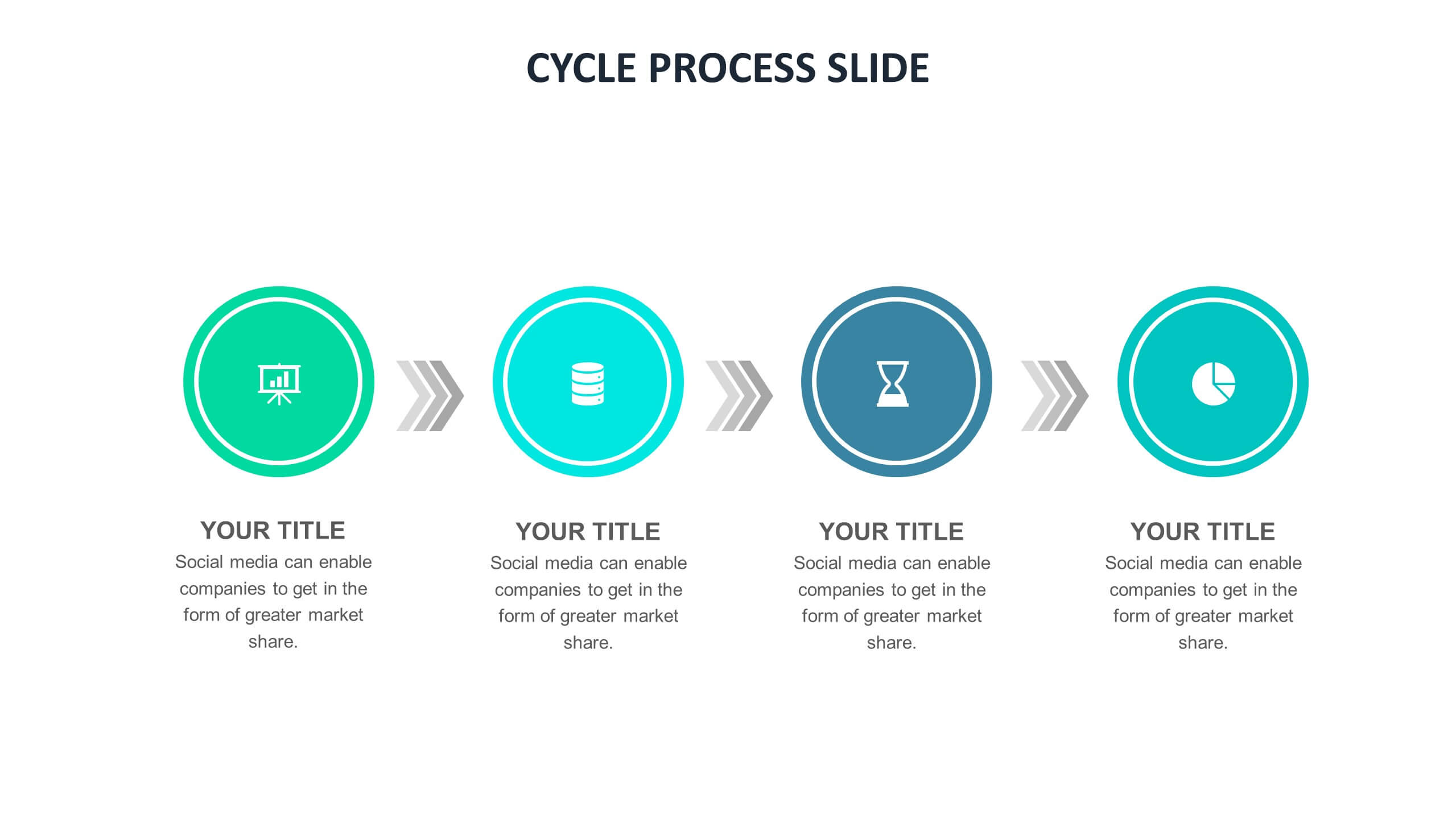 Cycle Process slide templates | Biz Infograph