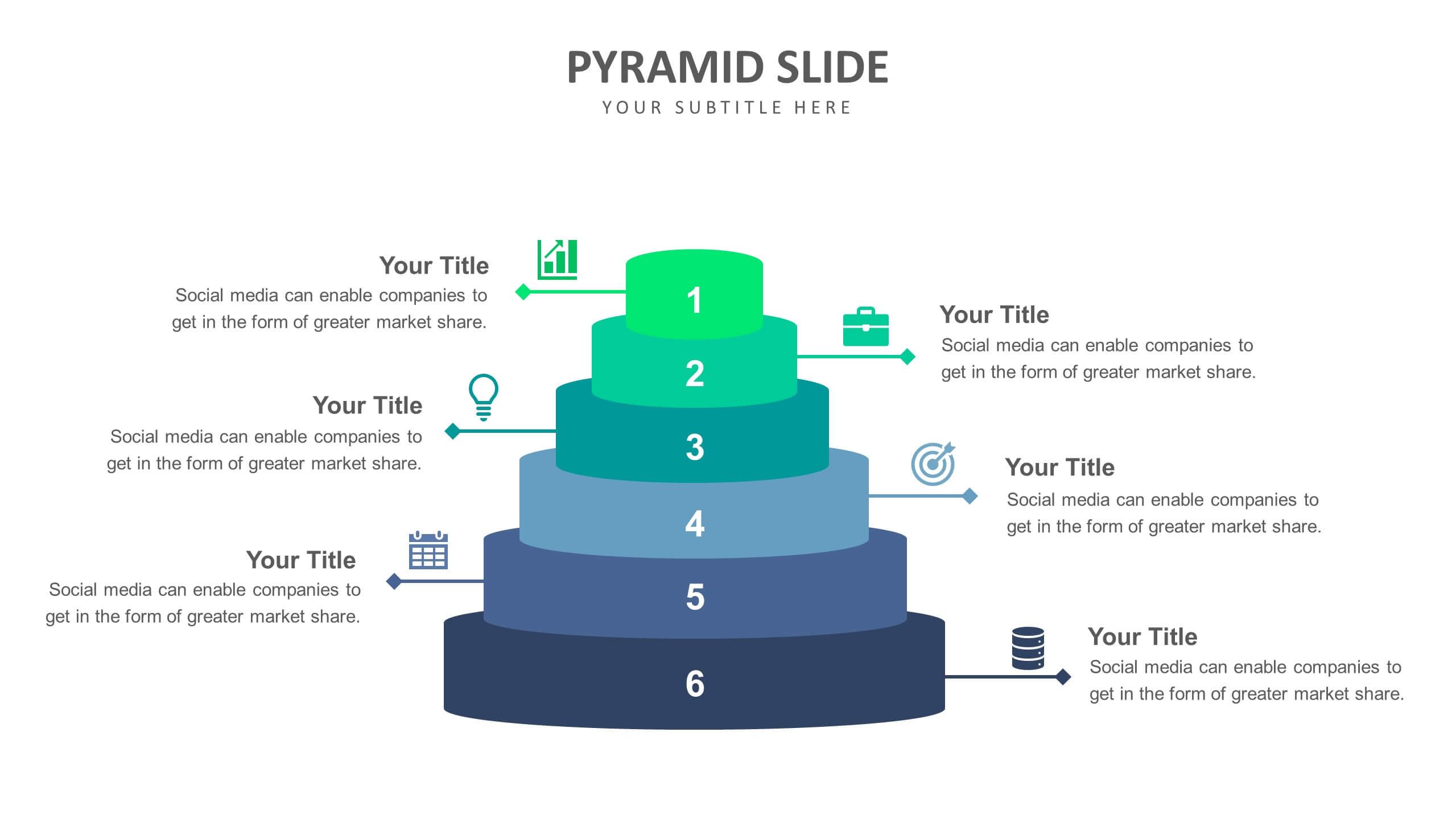 Pyramid Slide Templates | Biz Infograph