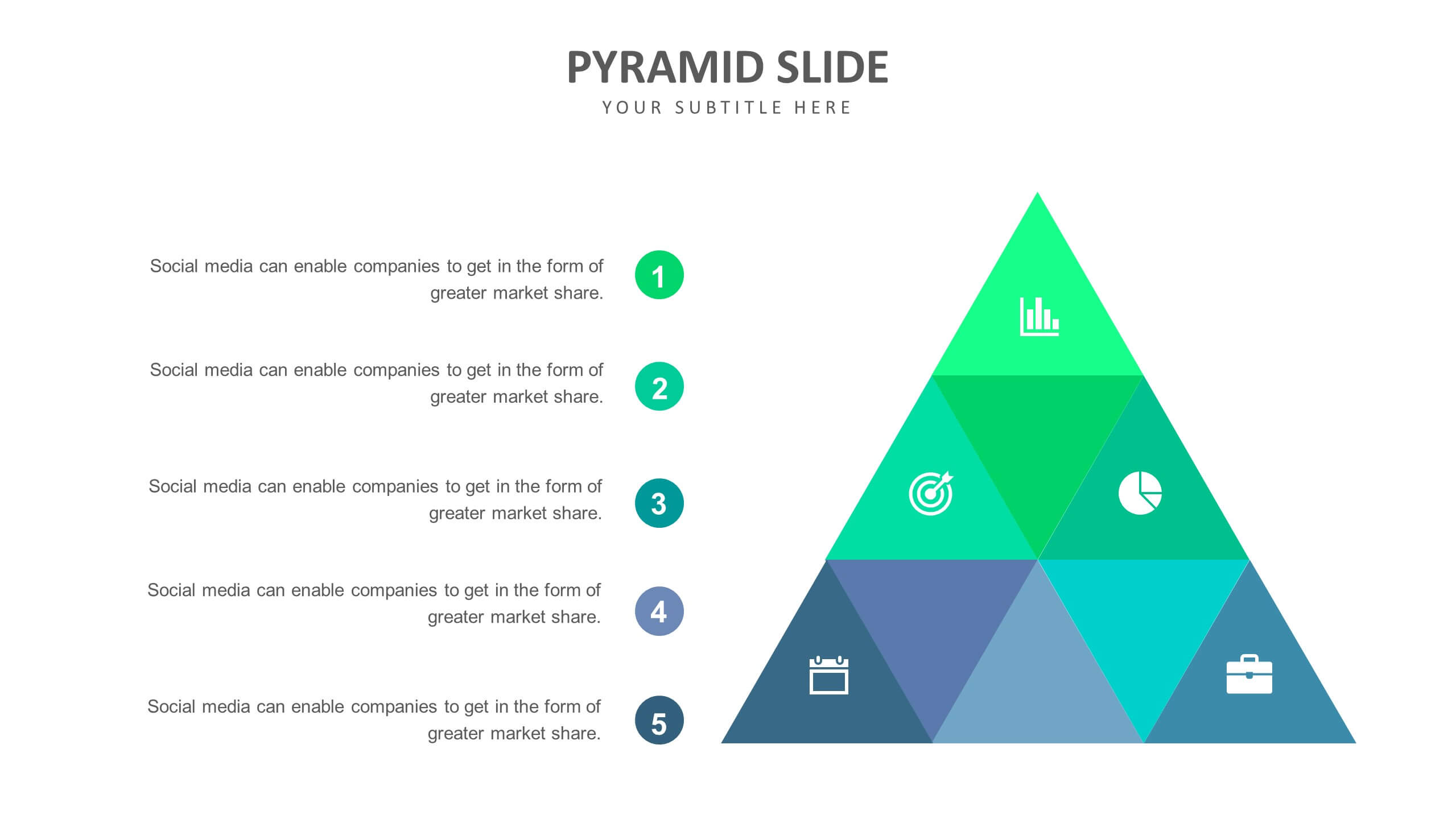 Pyramid Slide Templates | Biz Infograph