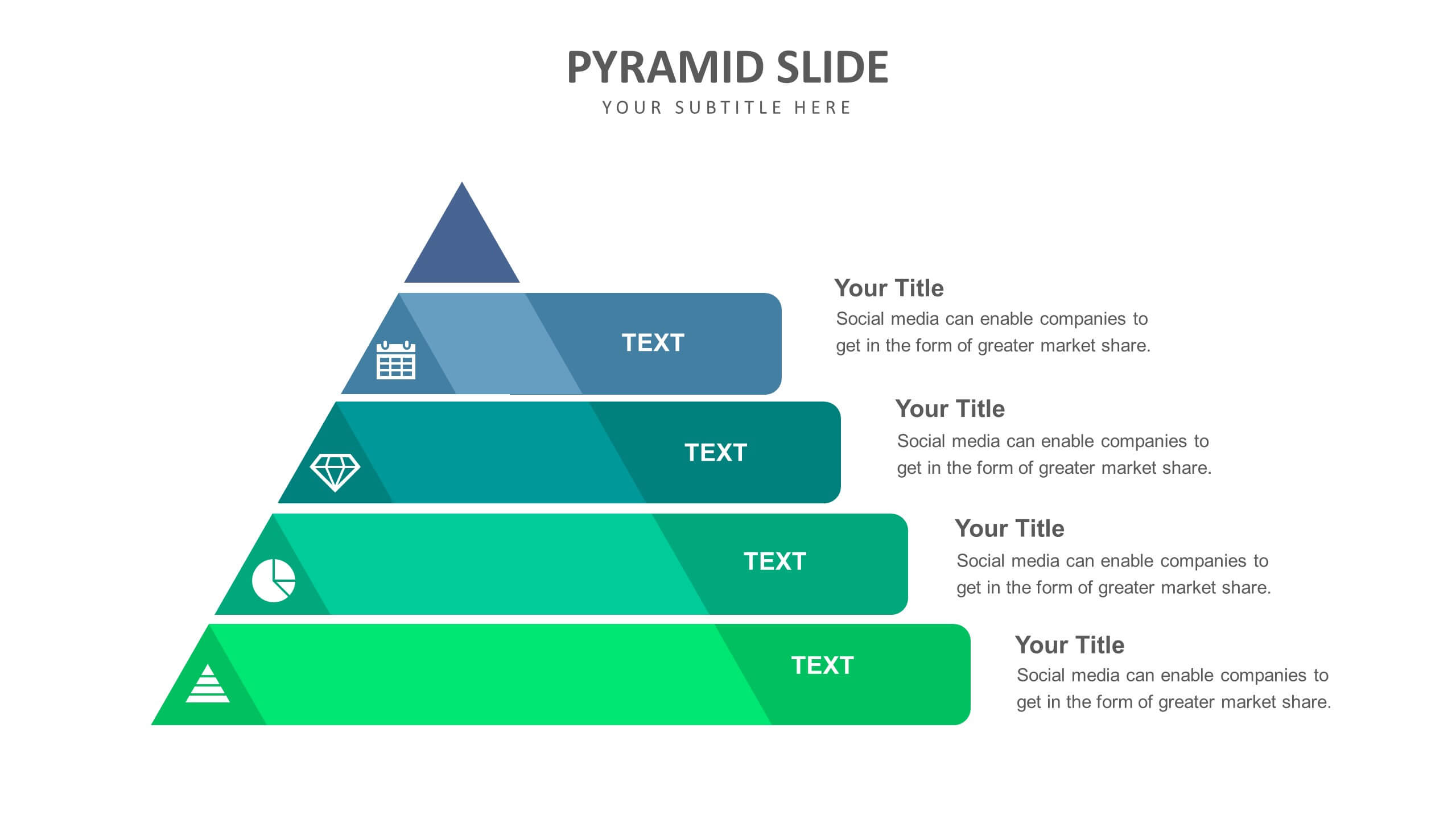 Pyramid Slide Templates Biz Infograph