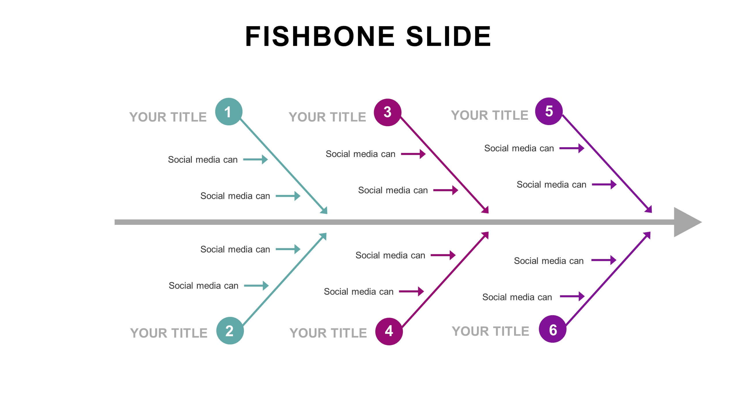 Fishbone Slide Templates | Biz Infograph