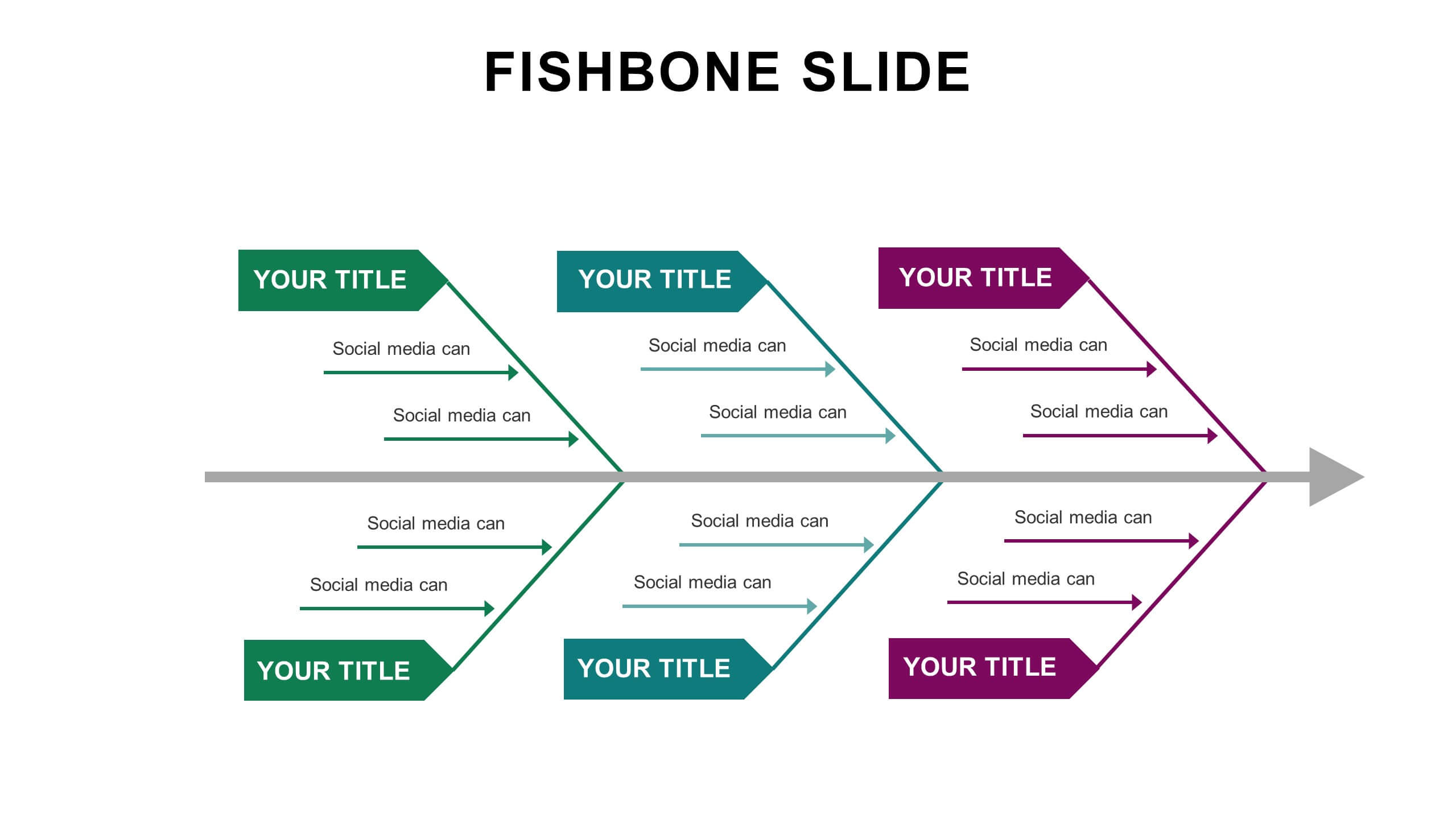 Fishbone Slide Templates | Biz Infograph