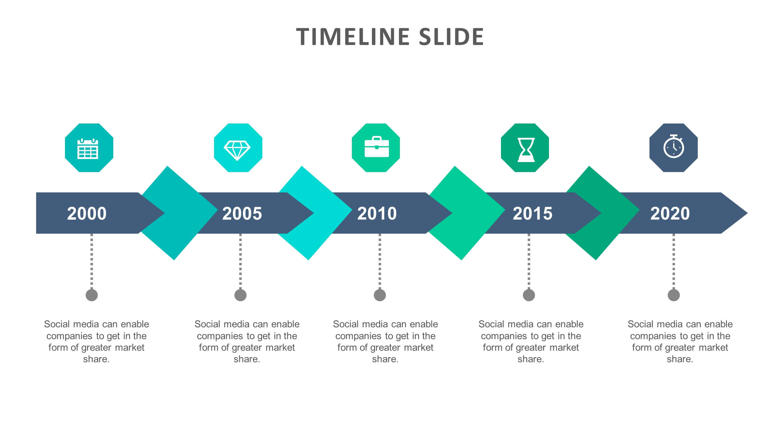 Slide Template Timeline