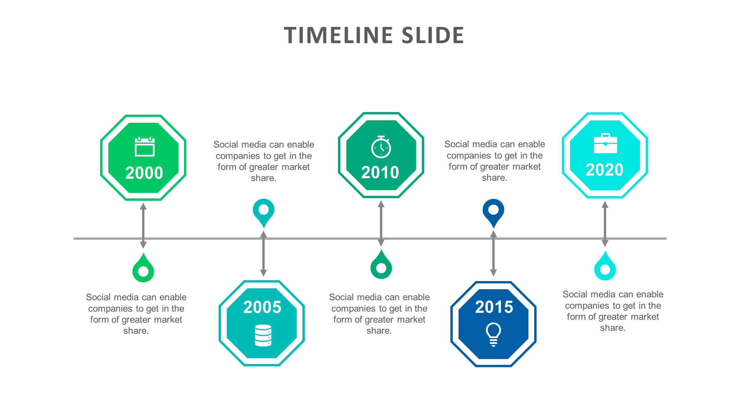 Timeline Slide Templates Biz Infograph