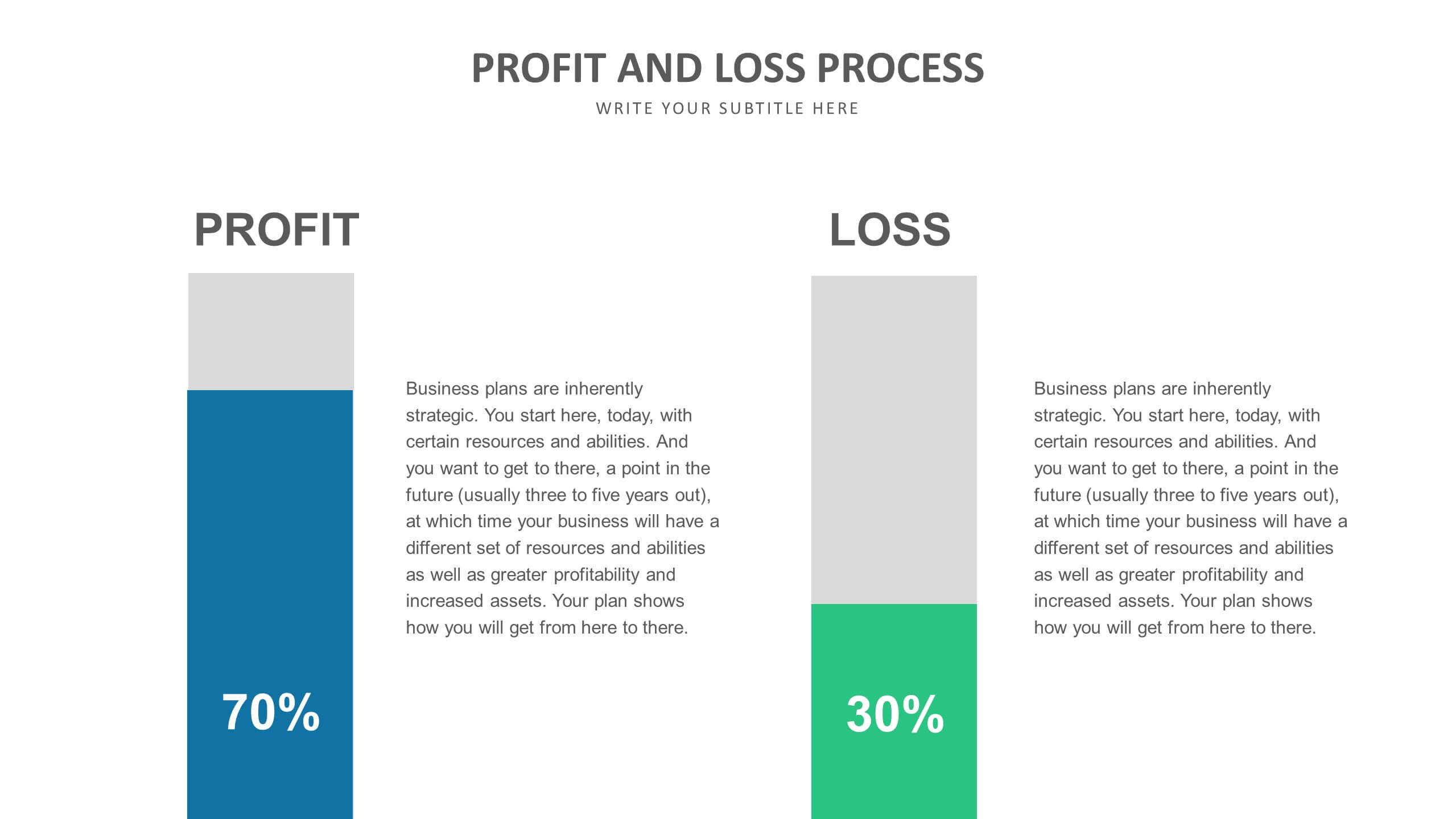 Profit And Loss Slide Templates Biz Infograph