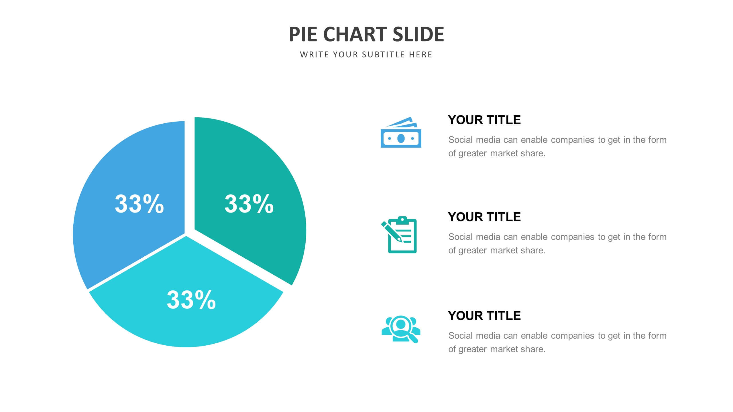 Pie Chart Slide Templates | Biz Infograph