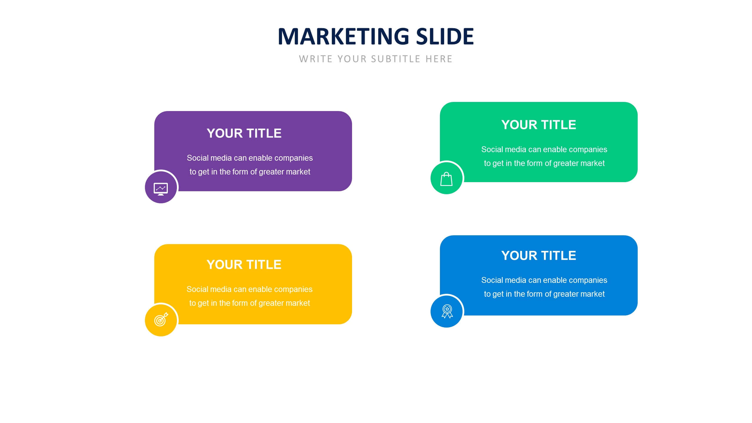 Marketing Slide Templates Biz Infograph
