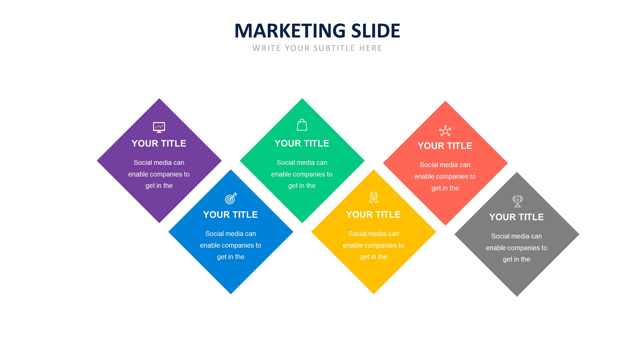 Marketing Slide Templates Biz Infograph