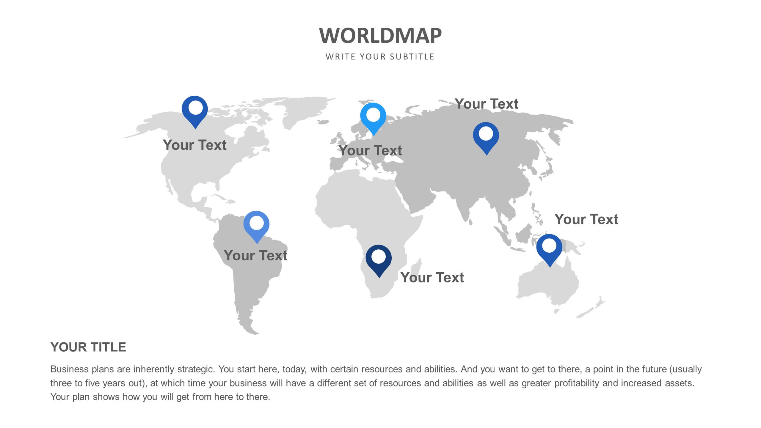 World Map Slide Templates | Biz Infograph