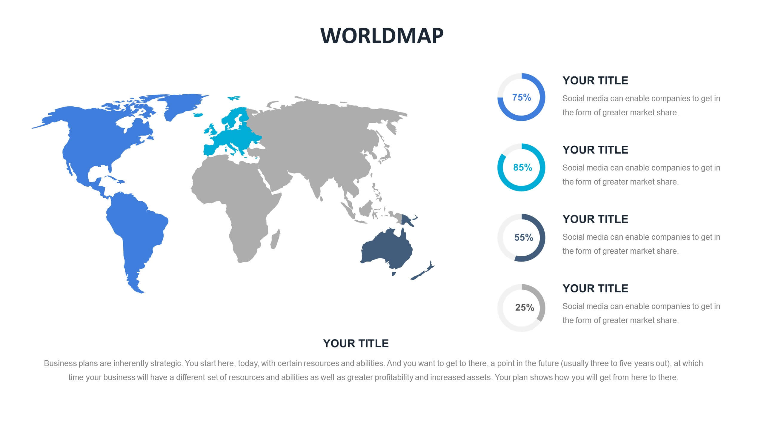 World Map Slide Templates | Biz Infograph