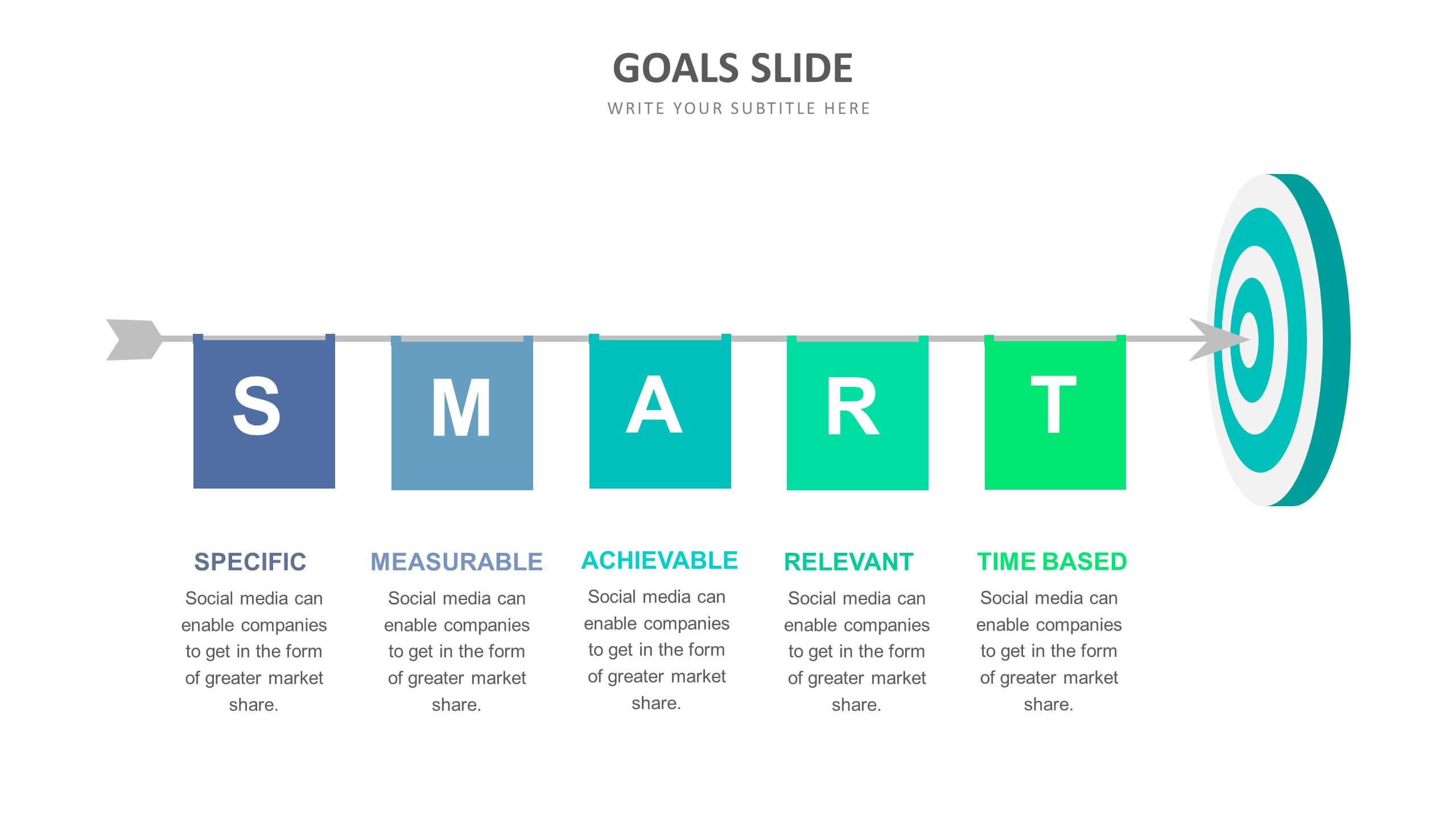 Goal Slide Templates | Biz Infograph