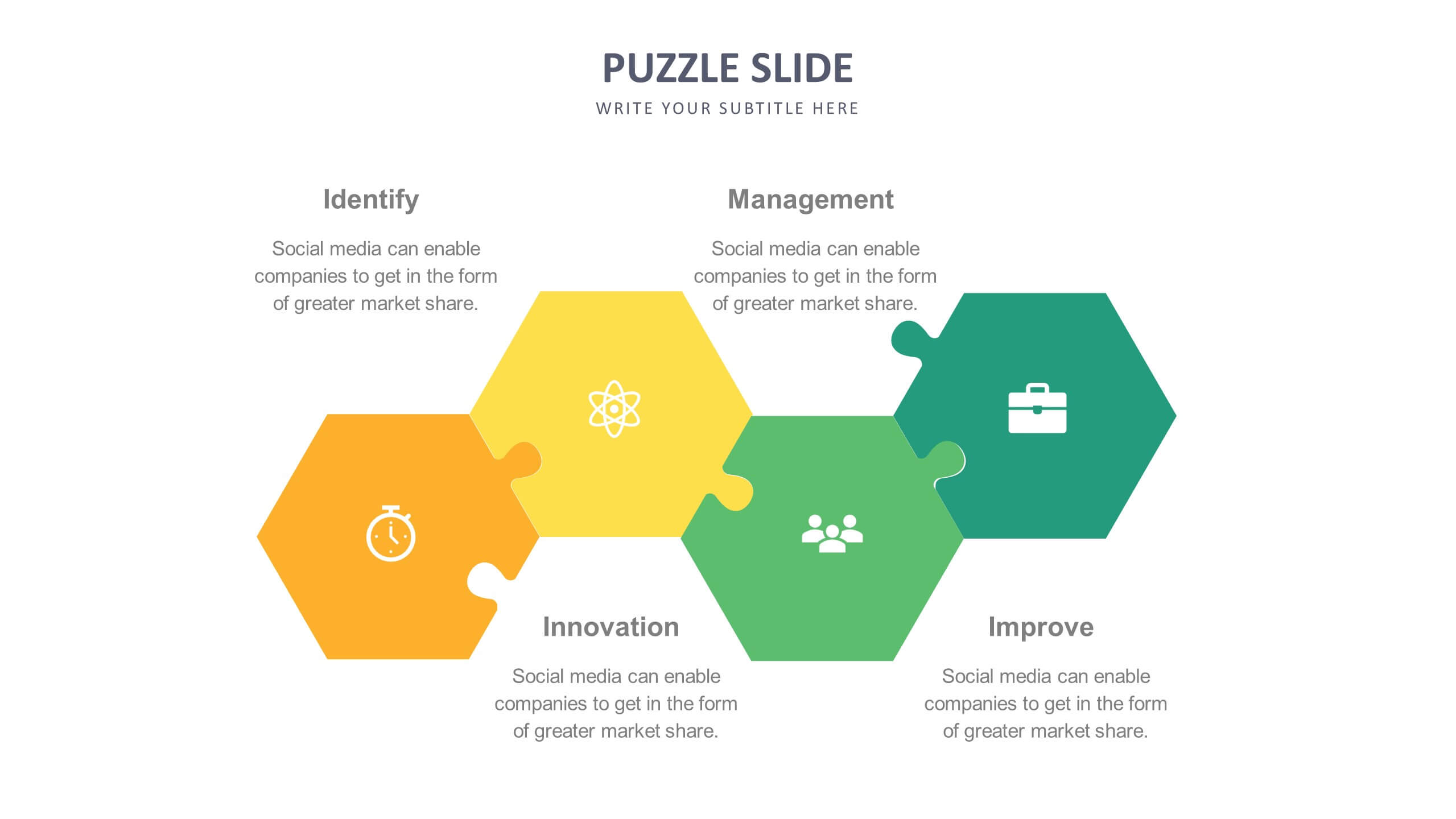 Puzzle Slide Templates | Biz Infograph