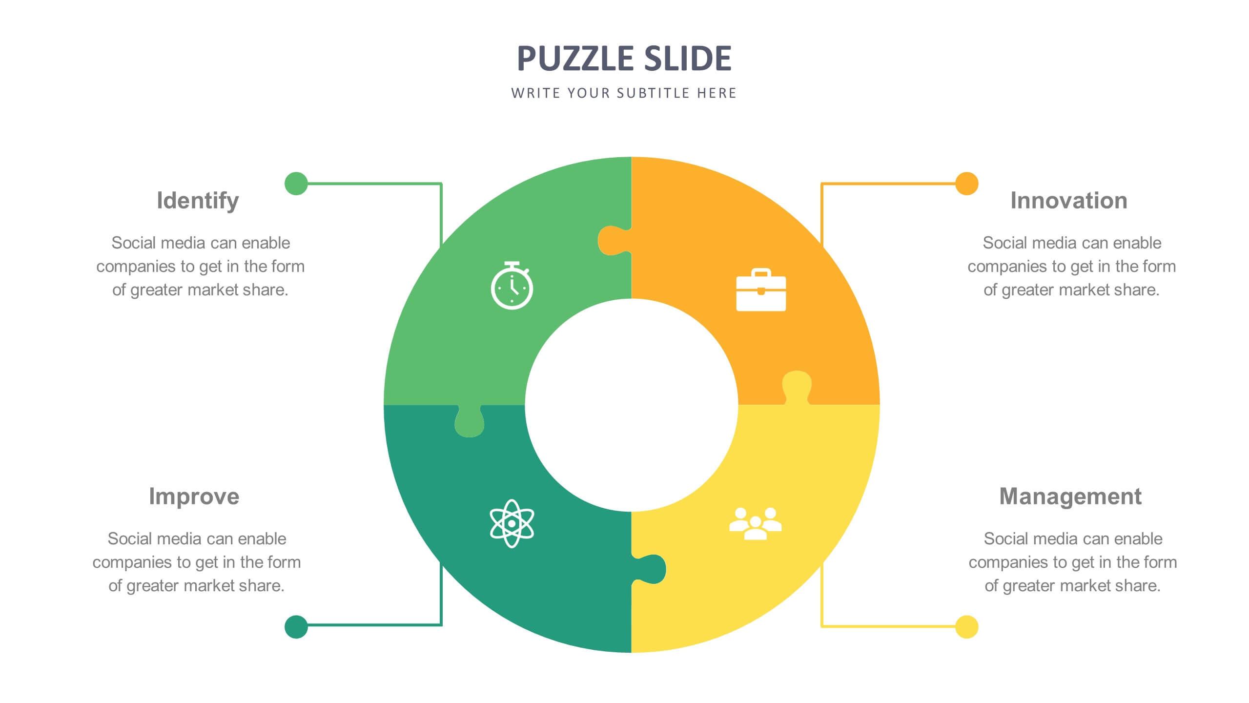 Puzzle Slide Templates | Biz Infograph