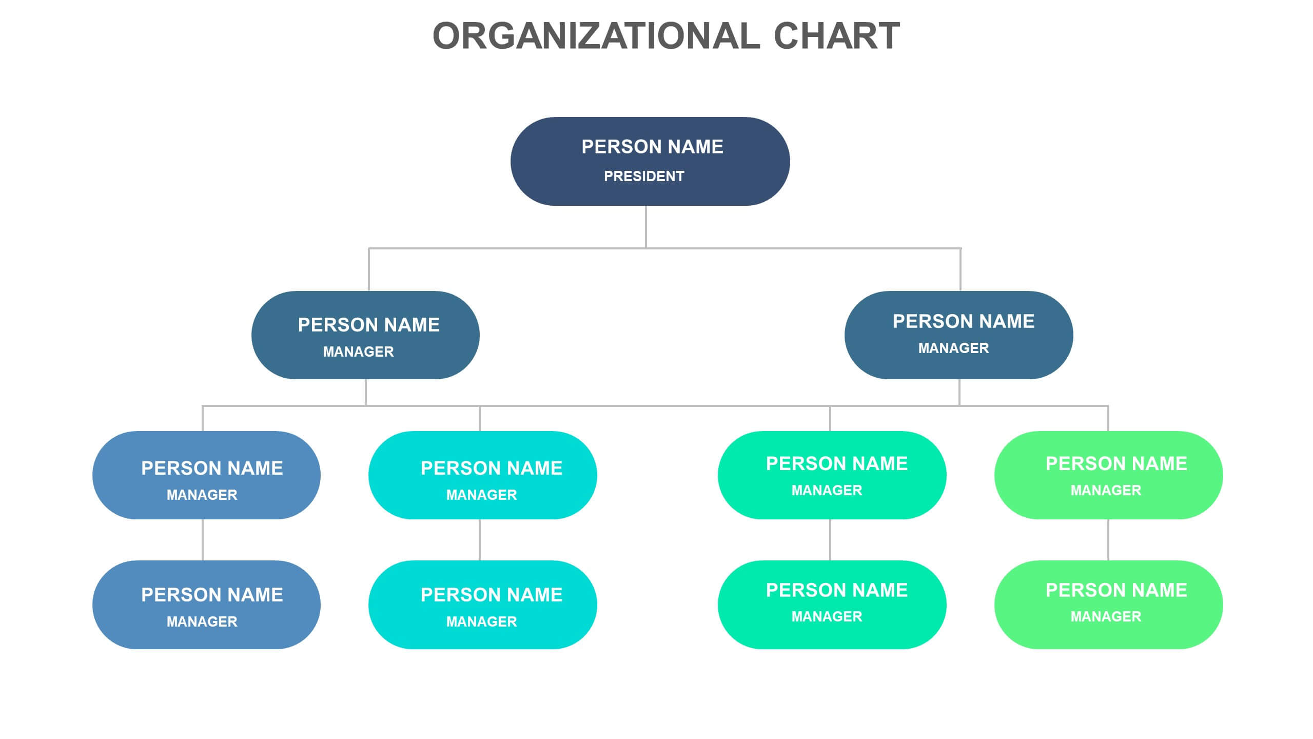 Organizational Chart Slide Templates Biz Infograph