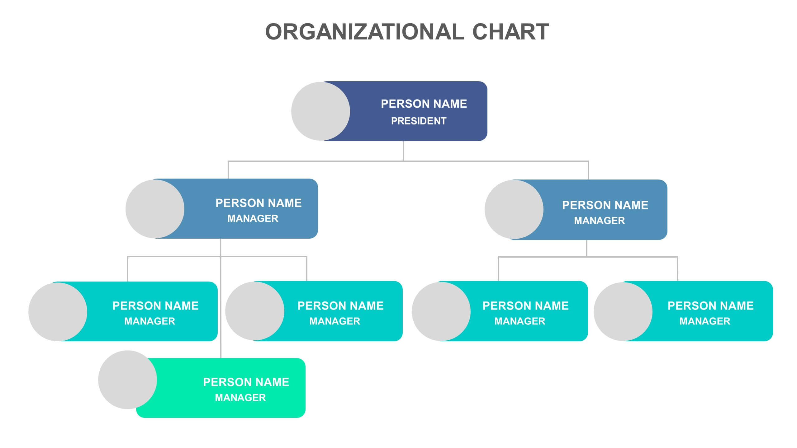 Organizational Chart Slide Templates | Biz Infograph