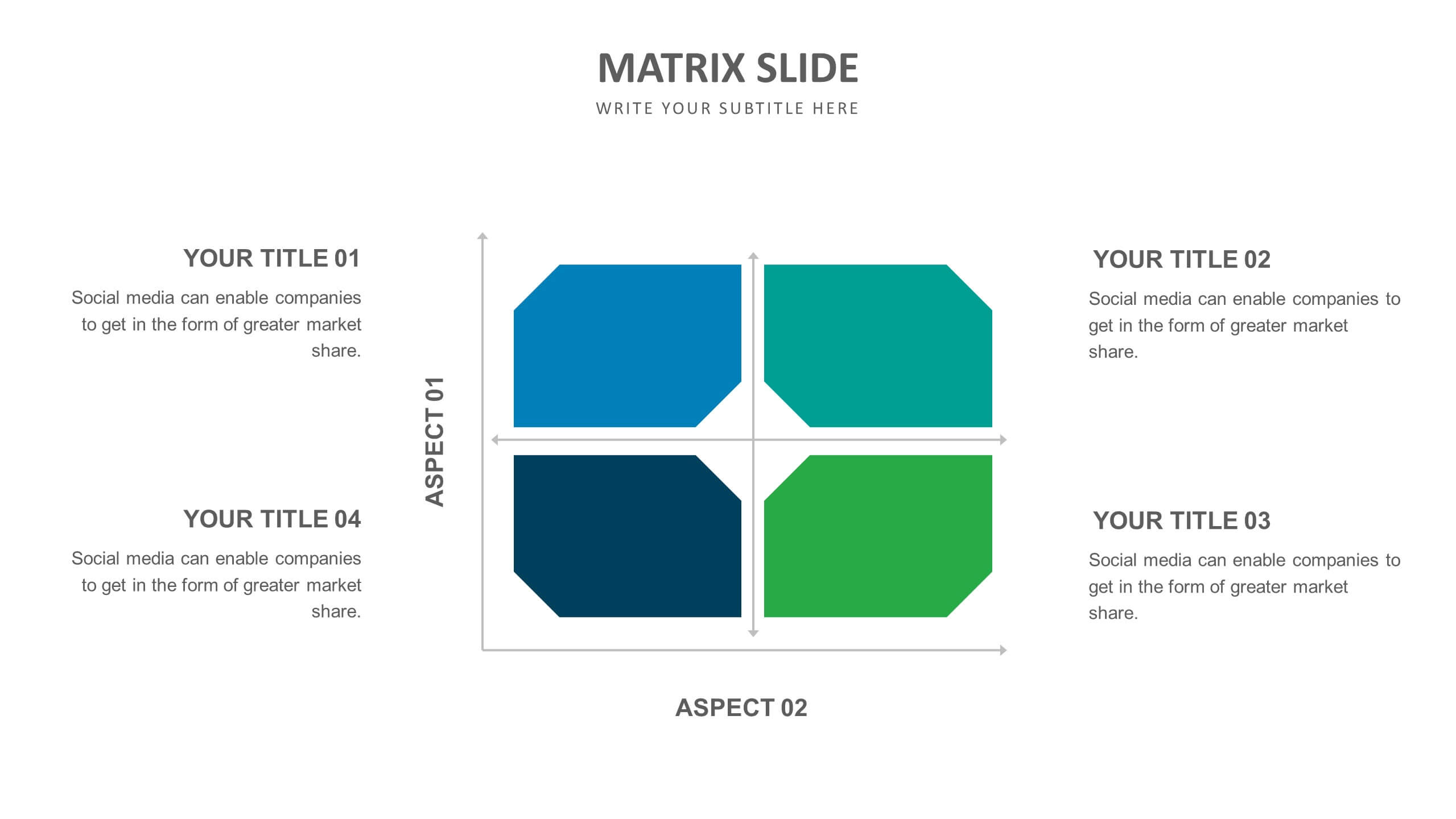 Matrix Slide Templates | Biz Infograph