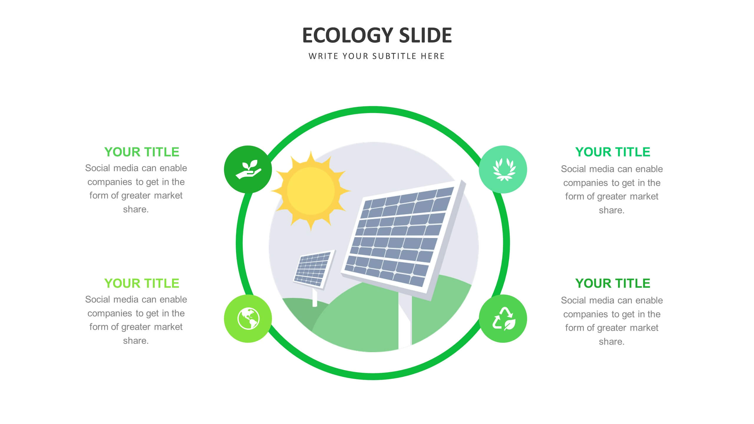 Ecology Slide Templates | Biz Infograph