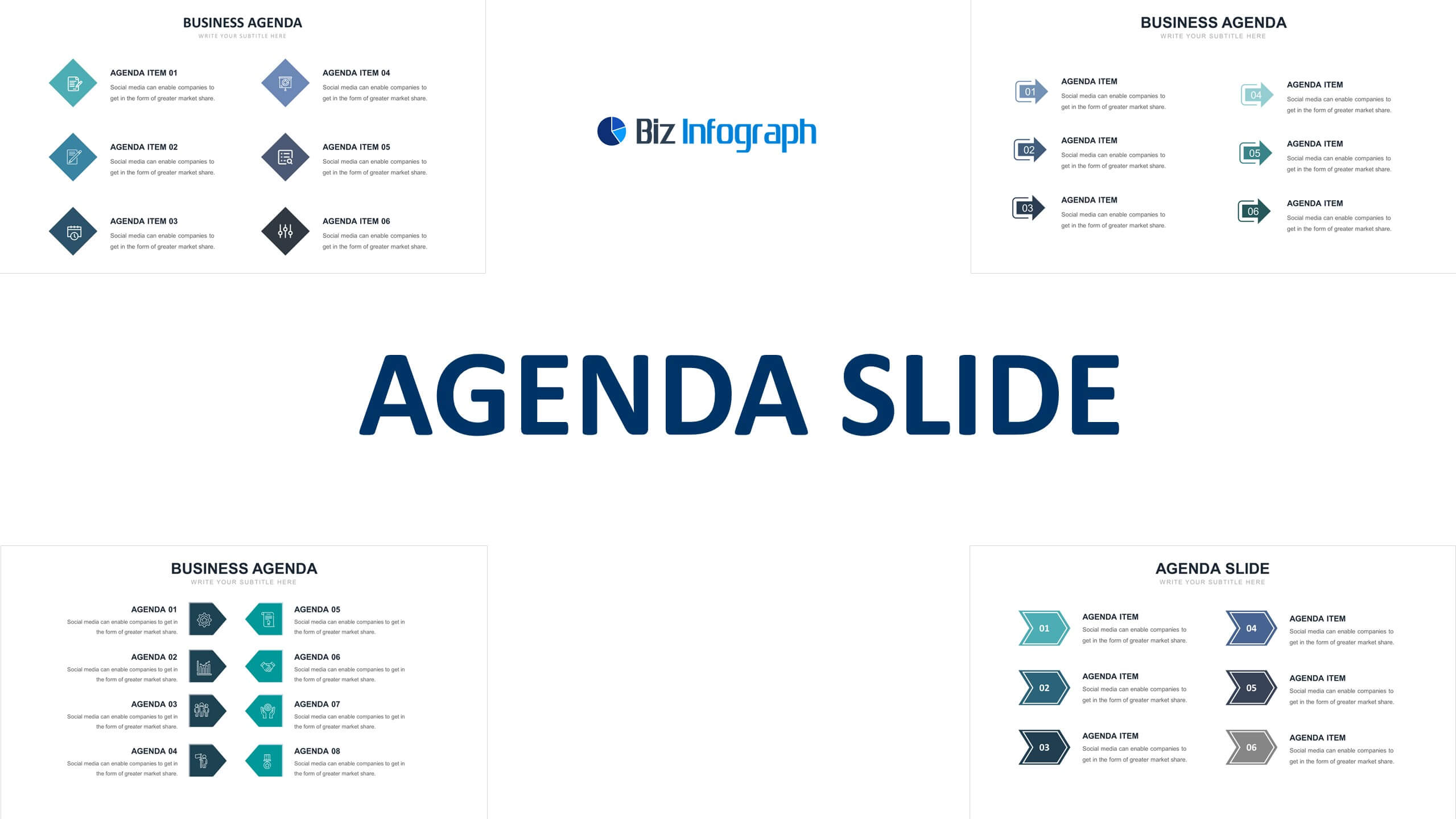 Agenda Infographic Templates Biz Infograph